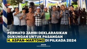 Permato Jambi Deklarasikan Dukungan untuk Pasangan H. Aspan-Wartono di Pilkada 2024