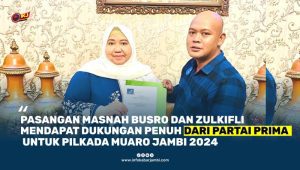 Partai Prima Dukung Masnah-Zulkifli di Pilkada Muaro Jambi 2024
