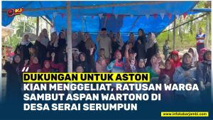 Dukungan Kian Membara: Aspan Wartono Bawa Angin Segar ke Desa Serai Serumpun