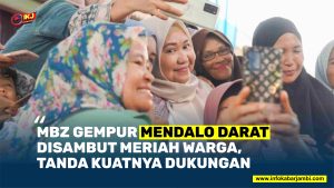 Kunjungi Mendalo Darat, Masnah Disambut Riuh, Simbol Kuatnya Dukungan Warga