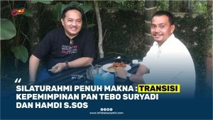 Regenerasi Kepemimpinan: Silaturahmi Ketua Baru DPD PAN Tebo dengan Hamdi