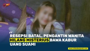 Wanita Kabur Lewat Jendela dan Bawa Uang Suami, Resepsi Pernikahan Dibatalkan