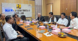 H. Bakri Kunjungi BWS Sumatera VI, Bahas Strategi Pengendalian Banjir dan Ketahanan Pangan