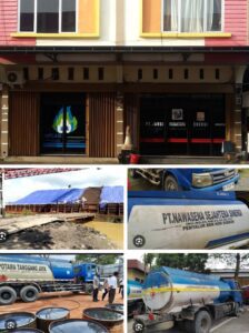 Polsek Maro Sebo Temukan Ribuan Ton Diduga Solar Oplosan di Gudang PT. JNE