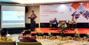 Menuju Statistik Berkualitas: Sekda Provinsi Jambi Resmikan Pembinaan Statistik Sektoral 2025