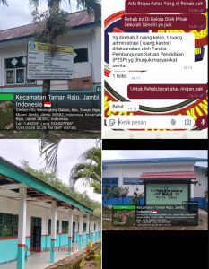 Renovasi SMPN 18 Muaro Jambi Disorot, Anggaran Rp934 Juta Dinilai Tak Sejalan dengan Kondisi Pekerjaan Narasi Berita: