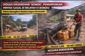 Dugaan Koordinator “Bowok” Terkuak, Praktik Penampungan Minyak Ilegal Kian Terang-terangan